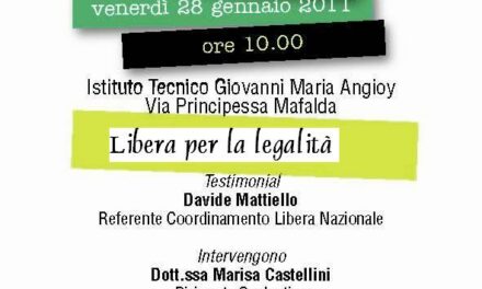 Sassari – Libera incontra gli studenti dell’ITI G.M. Angioy