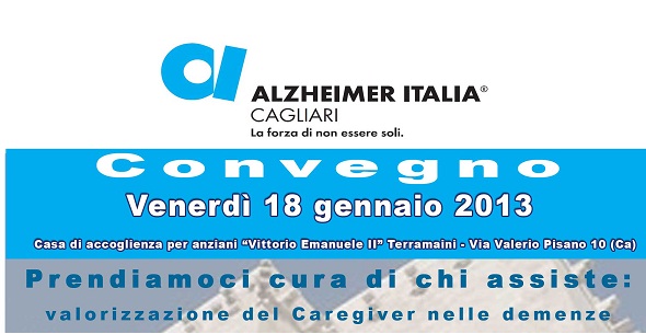 Cagliari – Prendiamoci cura di chi assiste: valorizzazione del caregiver nelle demenze