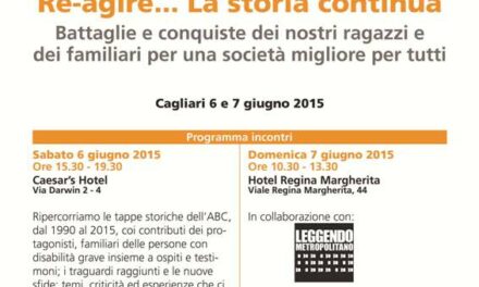 Cagliari – Re- agire … La storia continua * I 25 anni di ABC Sardegna