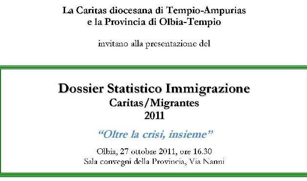 Olbia – Dossier statistico immigrazione Caritas/Migrantes