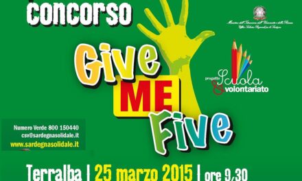 Terralba – Premiazione Concorso “Give me Five!”