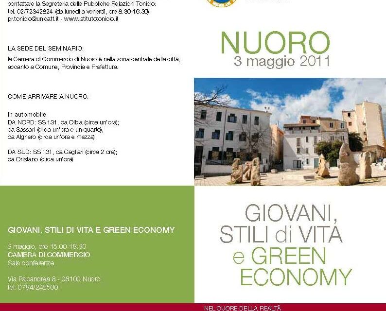 Nuoro – Giovani, stili di vita e green economy