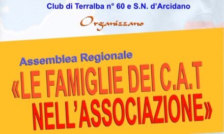 Terralba – Assemblea Regionale “Le famiglie dei CAT nell’Associazione”