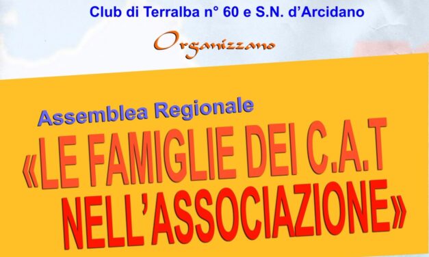 Terralba – Assemblea Regionale “Le famiglie dei CAT nell’Associazione”