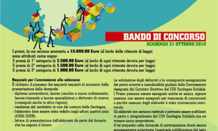 Cagliari – Premiazione Concorso “Il Volontariato in Sardegna”