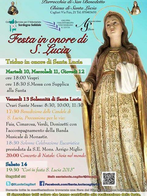 Cagliari – Festa di S. Lucia e Concerto di Natale