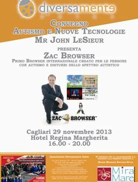 Cagliari – Autismo e Nuove tecnologie – Zac Brower