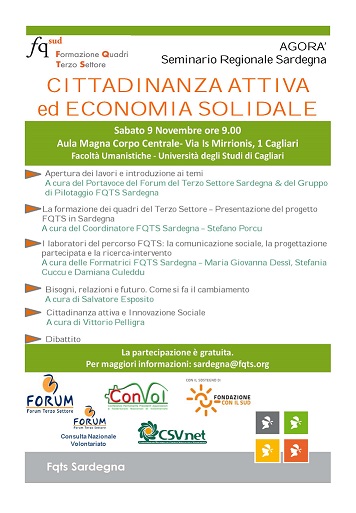 Cagliari – Cittadinanza attiva ed economia solidale