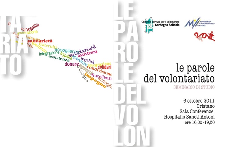 Oristano – Seminario regionale “Le parole del volontariato”