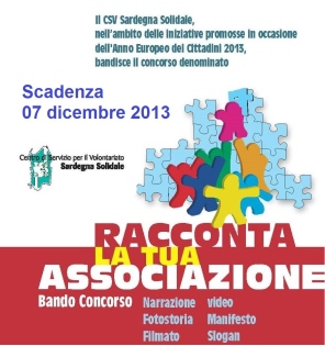 Concorso RACCONTA LA TUA ASSOCIAZIONE