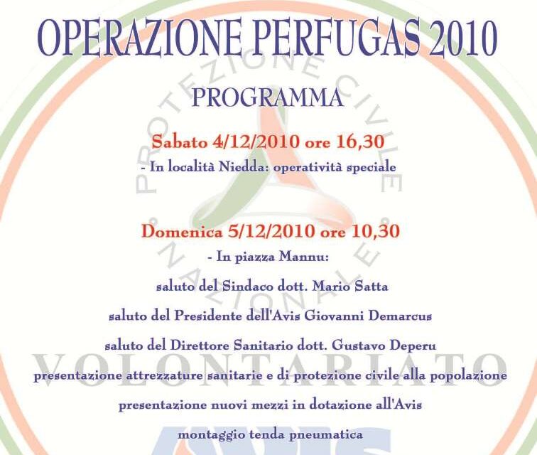 Perfugas – Esercitazione “Operazione Perfugas 2010”