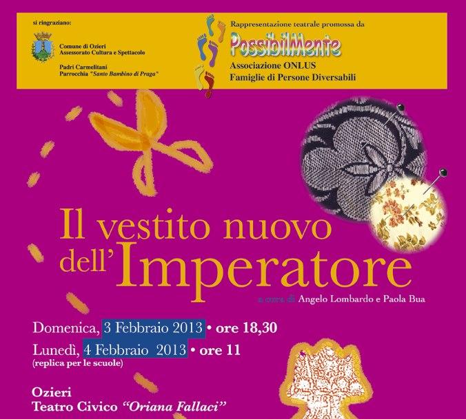 Ozieri – Il vestito nuovo dell’imperatore