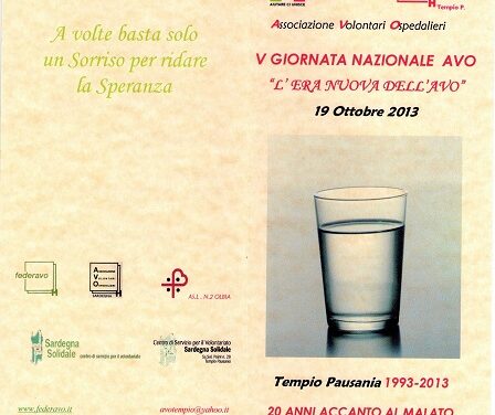 Tempio Pausania – L’era nuova dell’AVO