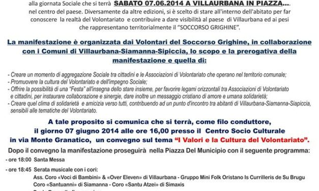 Villaurbana – Festa sociale Volontari del Soccorso Grighine