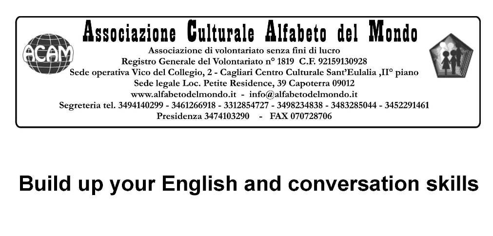 Cagliari – Build up your English and conversation skills
