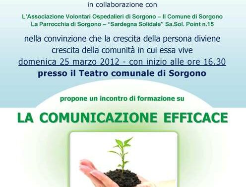 Sorgono – La comunicazione efficace