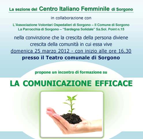 Sorgono – La comunicazione efficace