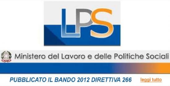 Legge 266 – Arrivano i finanziamenti per il 2012