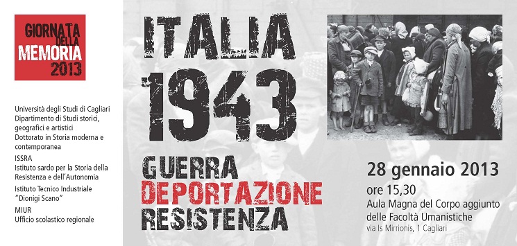Cagliari – Italia 1943. Guerra, deportazione, resistenza