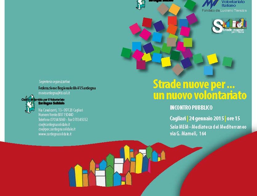 Cagliari – Strade nuove per… un nuovo volontariato