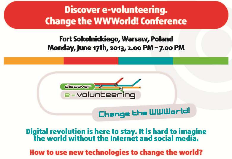 Discover e-volunteering. Change the WWWorld!