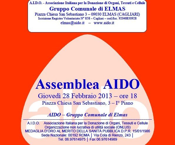 Elmas – Assemblea Aido comunale