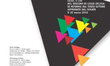 Cagliari –  Co.Ge. e CSV nel disegno di legge delega di riforma del terzo settore