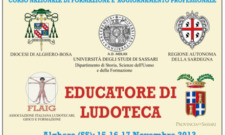 Alghero – Educatore di ludoteca