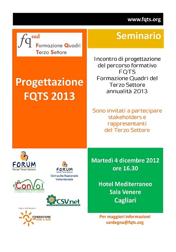 Cagliari – Programmazione FQTS 2013