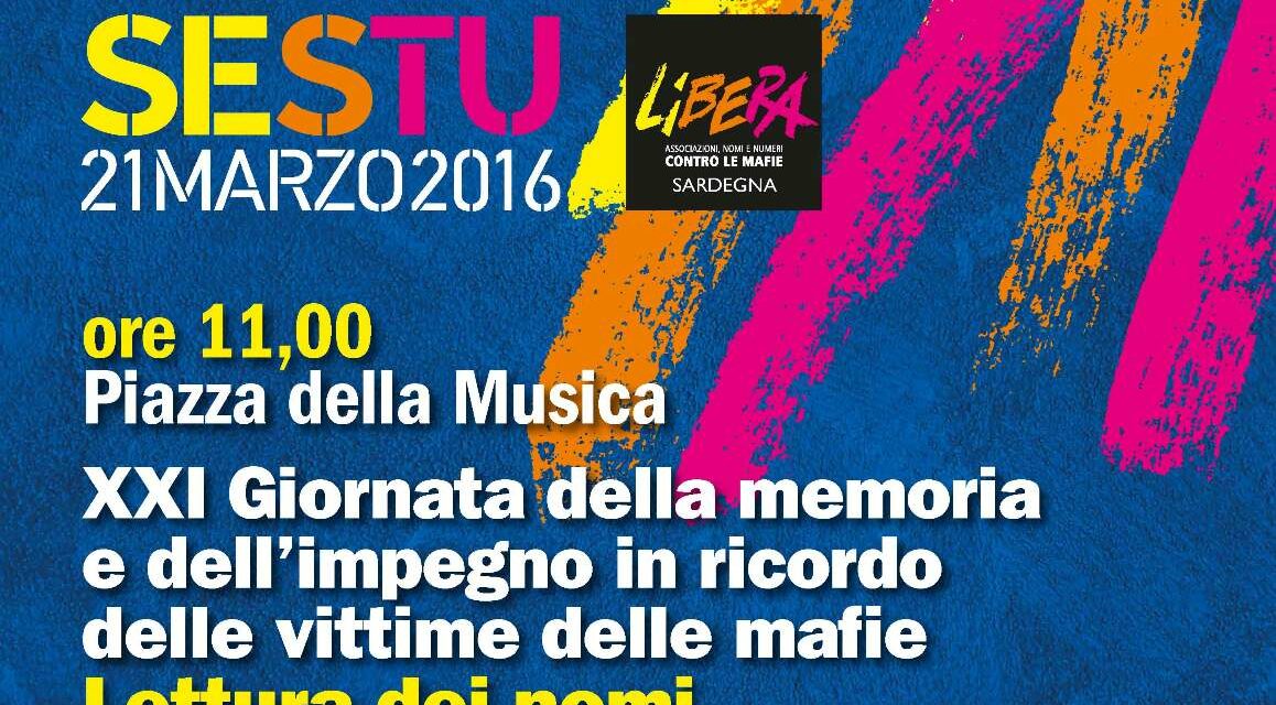 Messina/Sestu, 21 marzo 2016 e iniziative “verso il 21 marzo”
