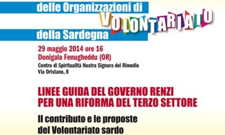 Donigala F. (OR) – Conferenza regionale delle Organizzazioni di Volontariato della Sardegna