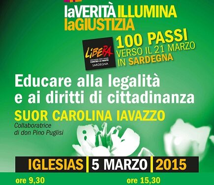 Iglesias – Incontro con Suor Carolina Iavazzo