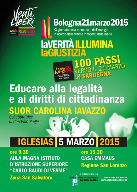 Iglesias – Incontro con Suor Carolina Iavazzo