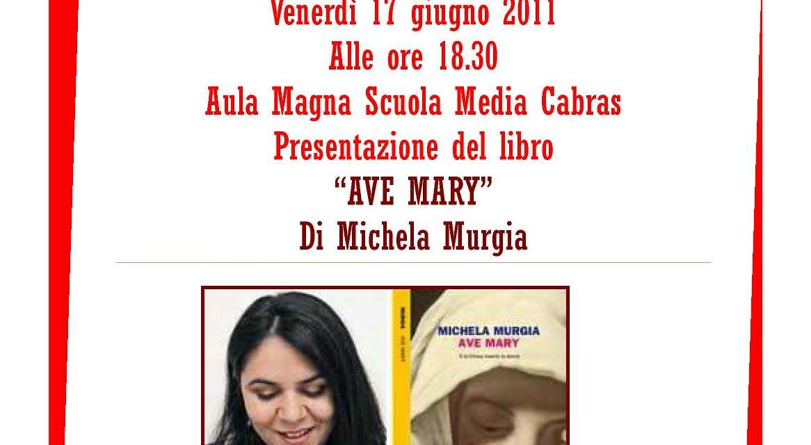 Cabras – Presentazione del libro “Ave Mary”