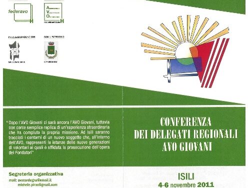 Isili – Conferenza delegati regionali AVO Giovani