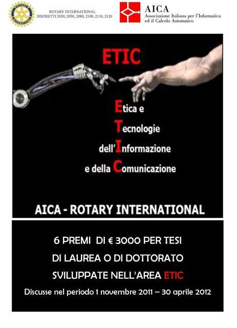 ETIC: Etica e Tecnologie della Informazione e della Comunicazione