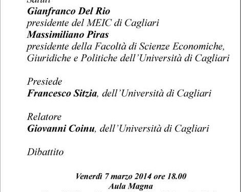 Cagliari –  Le Autonomie regionali nell’ordinamento italiano