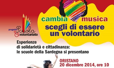 Oristano – Cambia Musica! Scegli di essere un volontario!