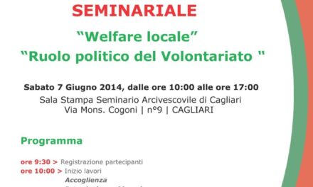 Cagliari – Welfare locale – Ruolo politico del Volontariato