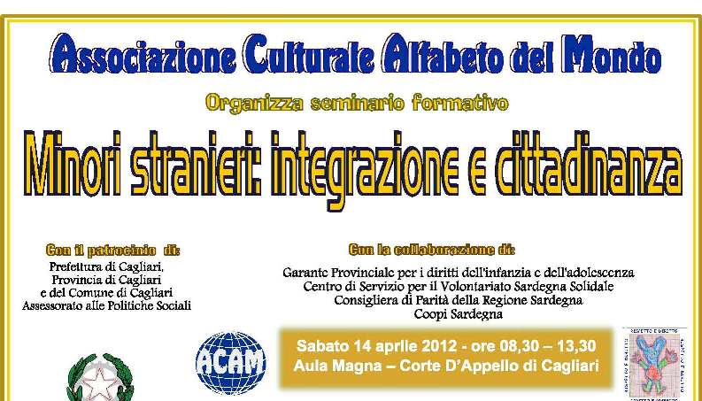 Cagliari – Minori stranieri: integrazione e cittadinanza
