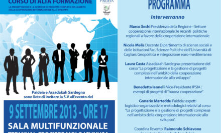 Sassari – La progettazione e la gestione di progetti nell’ambito della cooperazione internazionale