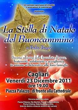 Cagliari – La Stella di Natale del Buoncammino