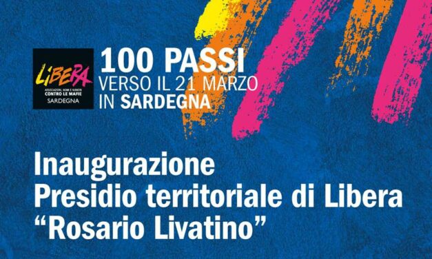 Mogoro – Inaugurazione Presidio territoriale di Libera “Rosario Livatino”