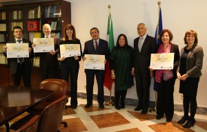 Ceremony awarding Candidature Certificates European Volunteering Capital 2016 and 2017