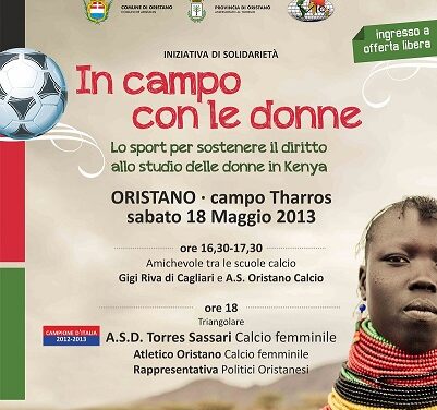 Oristano – In campo con le donne