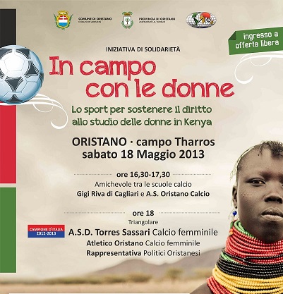 Oristano – In campo con le donne