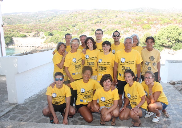 Cala d’Oliva (Asinara) – Concluso il secondo campo 2014 E!state Liberi!