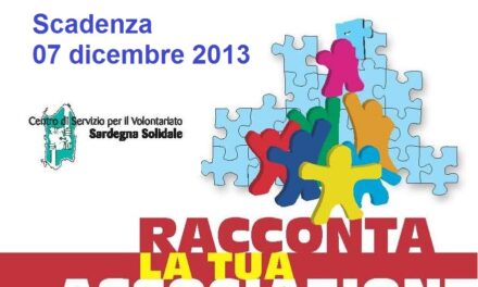 Concorso RACCONTA LA TUA ASSOCIAZIONE