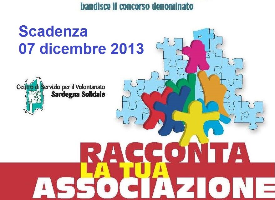 Concorso RACCONTA LA TUA ASSOCIAZIONE