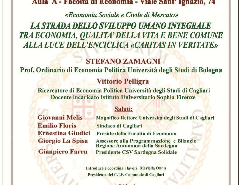 Cagliari – Incontro con Stefano Zamagni